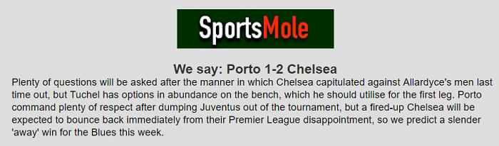 Dự đoán Porto vs Chelsea (2h 8/4) bởi chuyên gia Ben Knapton - Ảnh 1