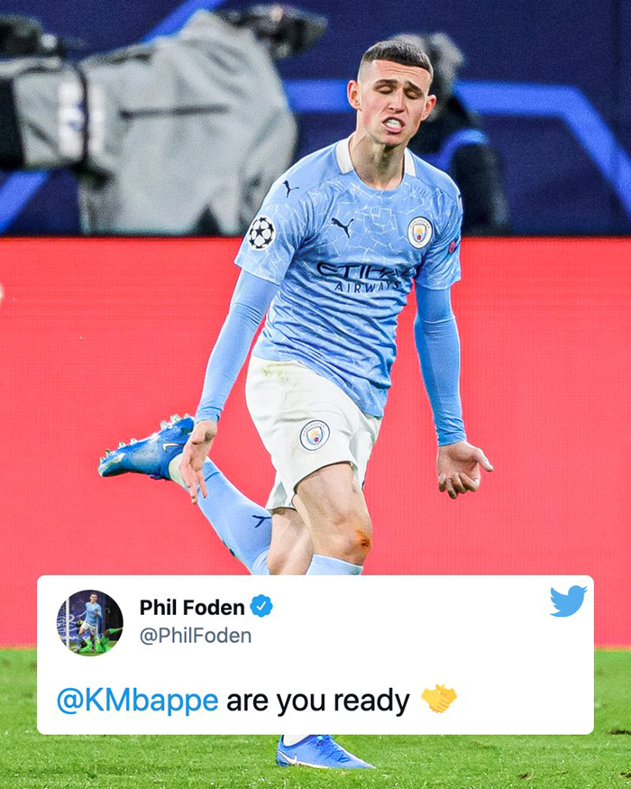 Phil Foden t&aacute;i lập kỳ t&iacute;ch của Kylian Mbappe ở Champions League - Ảnh 1