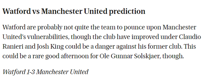 Harry Latham-Coyle dự đoán Watford vs MU, 22h ngày 20/11 - Ảnh 1