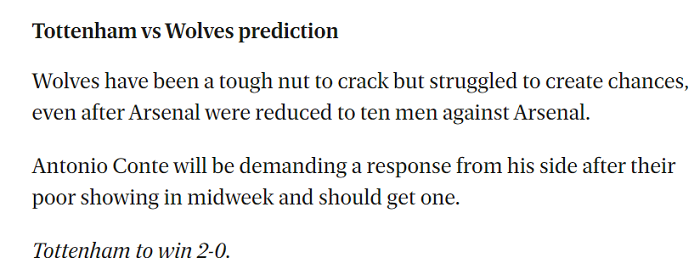 Malik Ouzia dự đoán Tottenham vs Wolves, 21h ngày 13/2 - Ảnh 1
