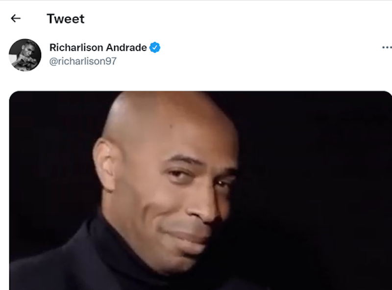 Richarlison hả h&ecirc; sung sướng, chế nhạo Liverpool về nh&igrave; ở Premier League - Ảnh 2