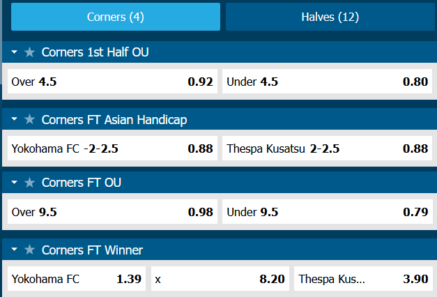 Soi kèo phạt góc Yokohama vs ThespaKusatsu, 17h ngày 16/8 - Ảnh 1