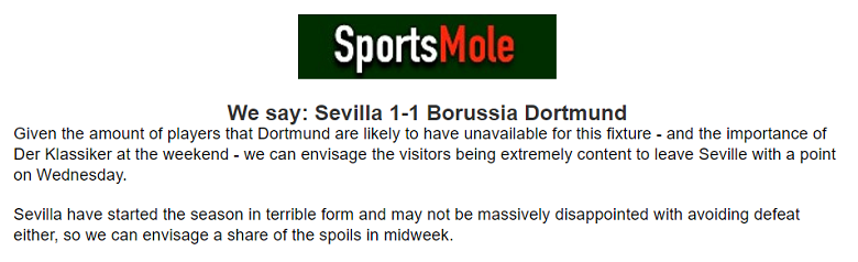Brett Curtis dự đoán Sevilla vs Dortmund, 2h ngày 6/10 - Ảnh 1