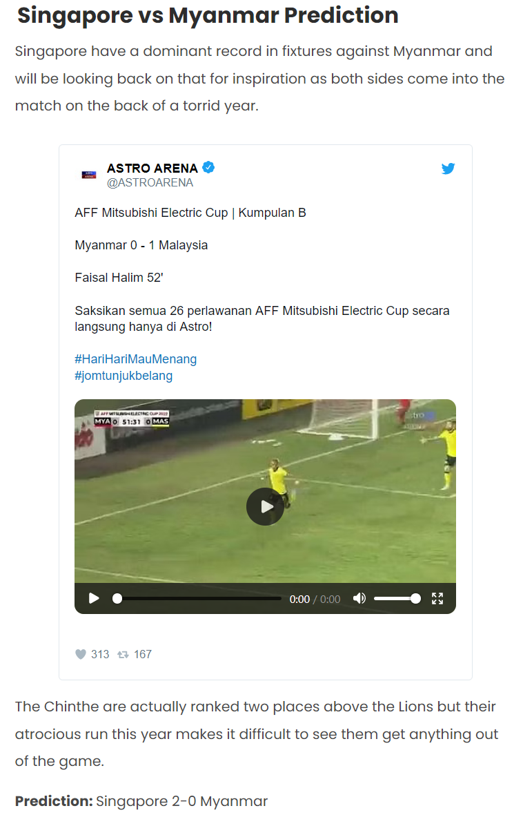 Sachin Bhat dự đoán Singapore vs Myanmar, 17h ngày 24/12 - Ảnh 1