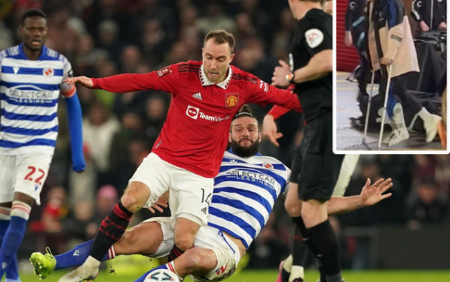 Man United nhận tin kh&ocirc;ng thể buồn hơn về chấn thương của Eriksen - Ảnh 1