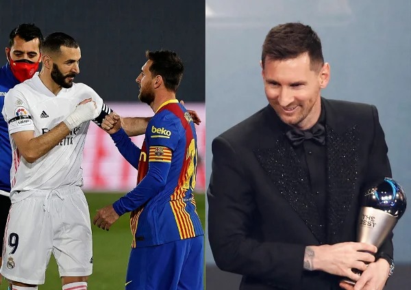Benzema c&oacute; động th&aacute;i lạ sau khi Messi đoạt FIFA The Best - Ảnh 2