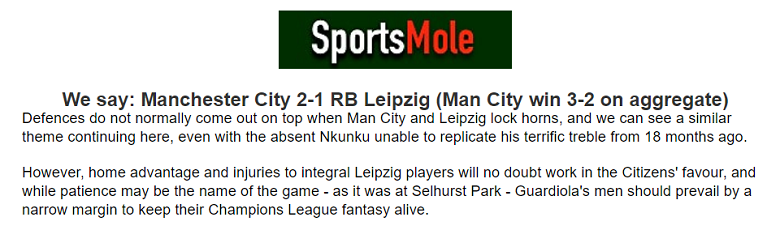 Ben Knapton dự đoán Man City vs Leipzig, 3h ngày 15/3 - Ảnh 1