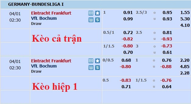 Nhận định, soi kèo Eintracht Frankfurt vs Bochum, 1h30 ngày 1/4 - Ảnh 5