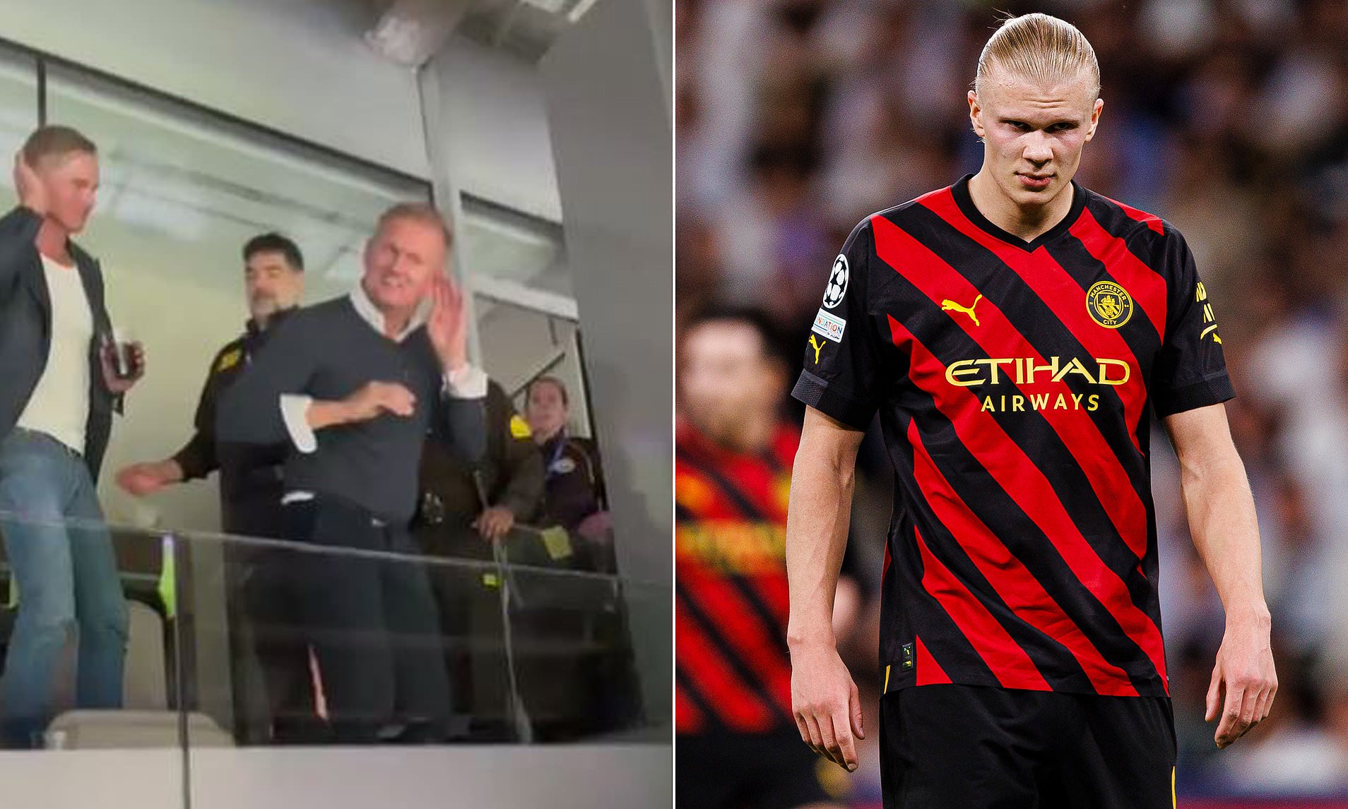 Cha Haaland bị trục xuất khỏi khán đài VIP Bernabeu vì hành động này - Ảnh 2