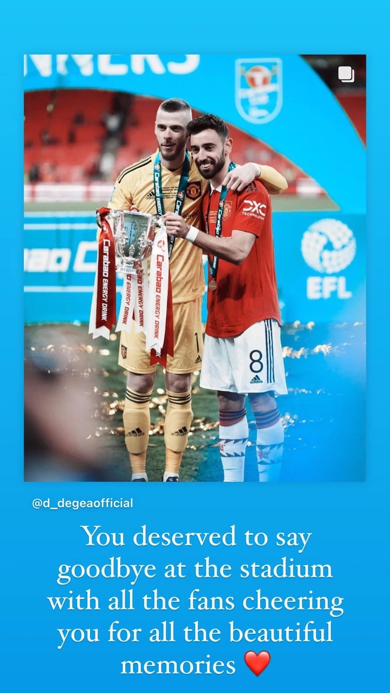 Trụ cột thất vọng v&igrave; c&aacute;ch Man United đối xử với De Gea - Ảnh 1