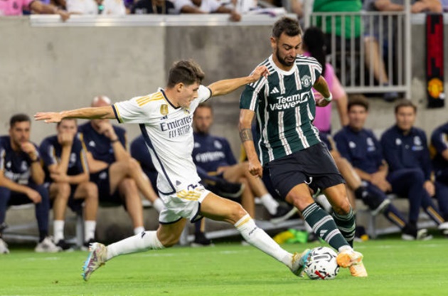 Thua Real, Ten Hag nhận ra một điều về Bruno Fernandes - Ảnh 1