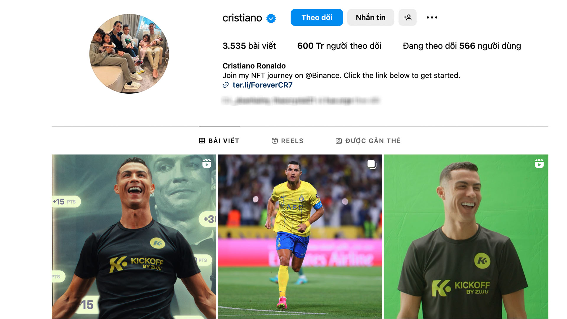 CR7 chính thức cán cột mốc mà Messi cũng chỉ