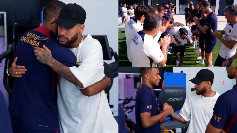 L&agrave;m bữa nhậu chia tay PSG, Neymar 