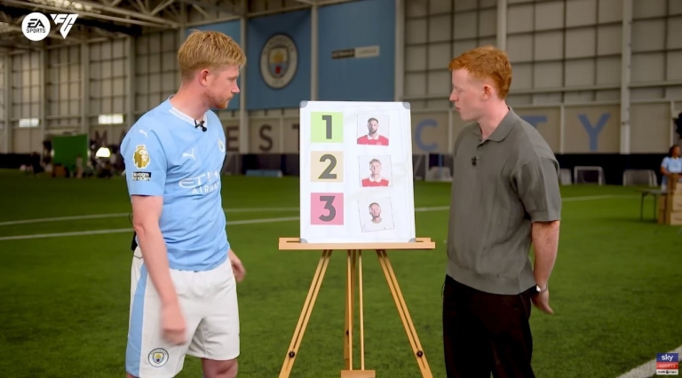 De Bruyne 'ngả mũ' với sao M.U: 