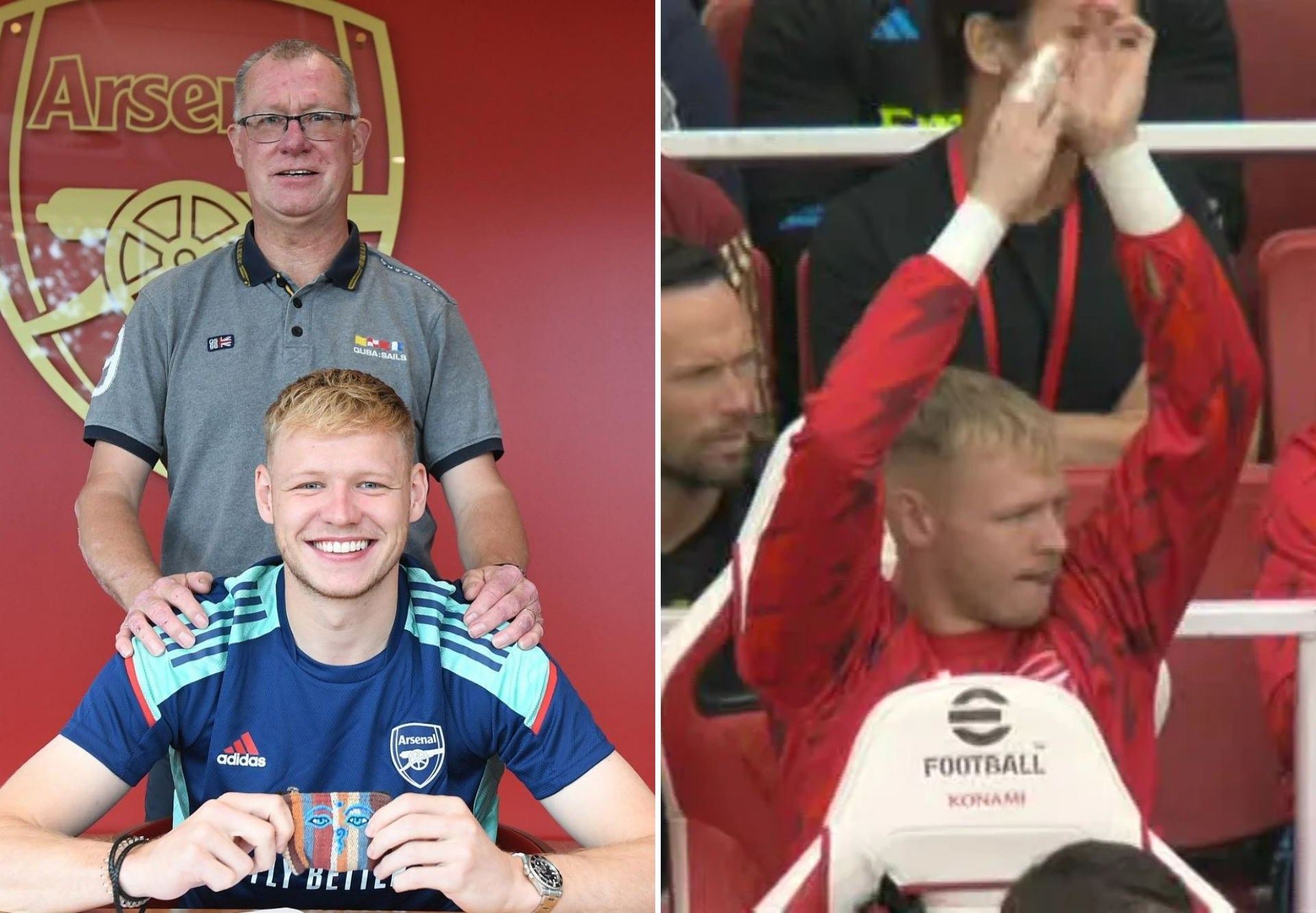 Bố của sao Arsenal: 