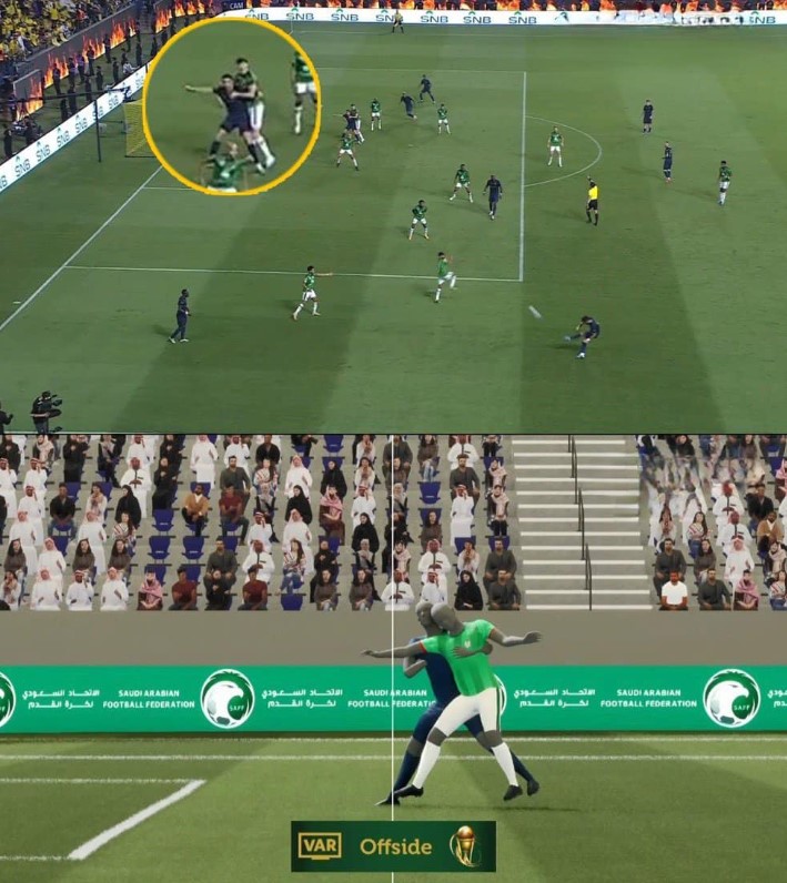 Pha check VAR kh&ocirc;ng thể lỗi hơn khiến Ronaldo đ&ograve;i thay trọng t&agrave;i - Ảnh 1