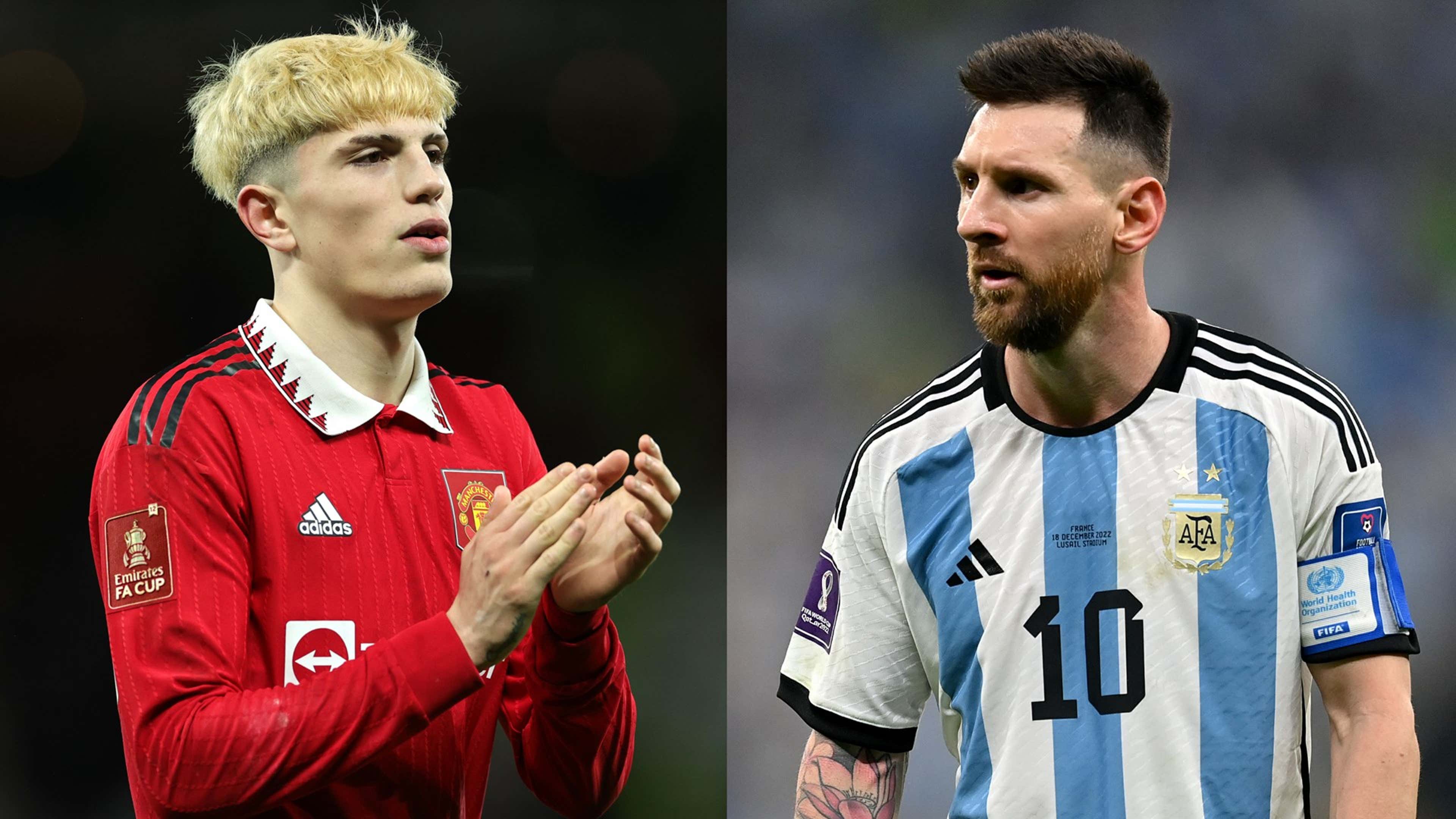 Garnacho được triệu tập l&ecirc;n đội tuyển Argentina, s&aacute;t c&aacute;nh c&ugrave;ng Messi - Ảnh 1