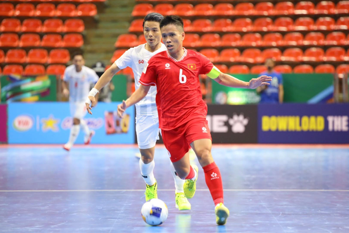 H&agrave;ng c&ocirc;ng v&ocirc; duy&ecirc;n, Futsal Việt Nam chia điểm đ&aacute;ng tiếc trước Myanmar - Ảnh 1