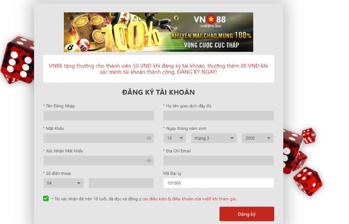 Nh&agrave; C&aacute;i VN88: S&acirc;n Chơi C&aacute; Cược Trực Tuyến Số 1 Thị Trường - Ảnh 1