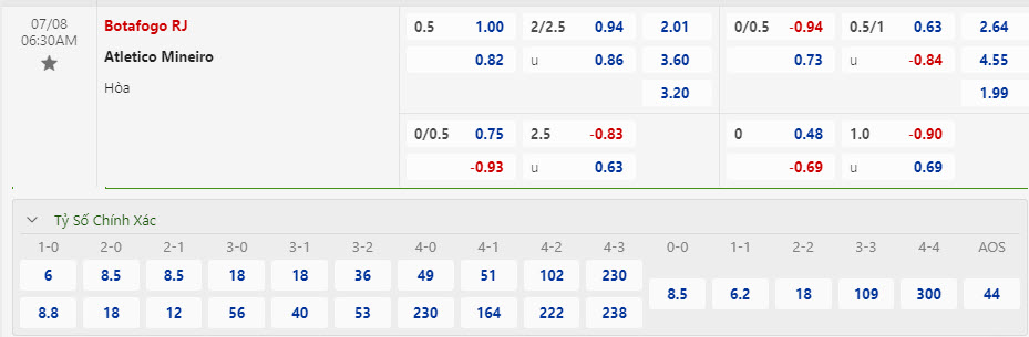 Nhận định, soi kèo Botafogo vs Atletico Mineiro, 06h30 ngày 8/7: Điểm tựa Nilton Santos - Ảnh 1