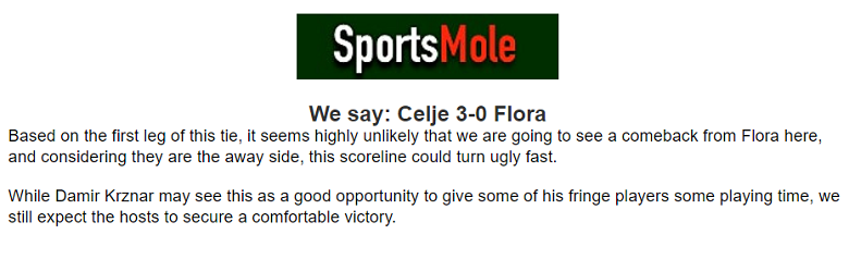 Chuy&ecirc;n gia dự đo&aacute;n Celje vs Flora Tallinn, 00h00 ng&agrave;y 17/7 - Ảnh 1