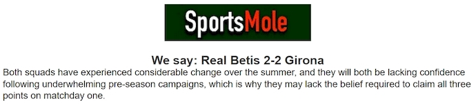 Chuy&ecirc;n gia Tony Ansell dự đo&aacute;n Real Betis vs Girona FC, 2h30 ng&agrave;y 16/8 - Ảnh 1