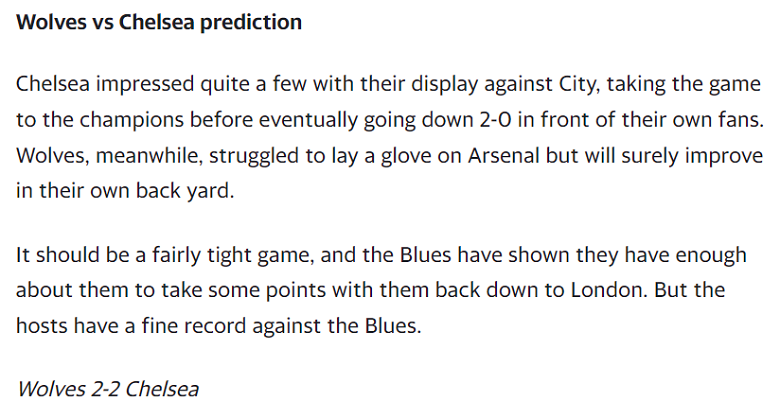 Chuy&ecirc;n gia dự đo&aacute;n Wolverhampton vs Chelsea, 20h00 ng&agrave;y 25/8 - Ảnh 1