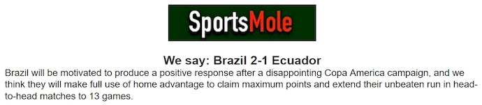 Chuy&ecirc;n gia Tony Ansell dự đo&aacute;n Brazil vs Ecuador, 8h00 ng&agrave;y 7/9 - Ảnh 1