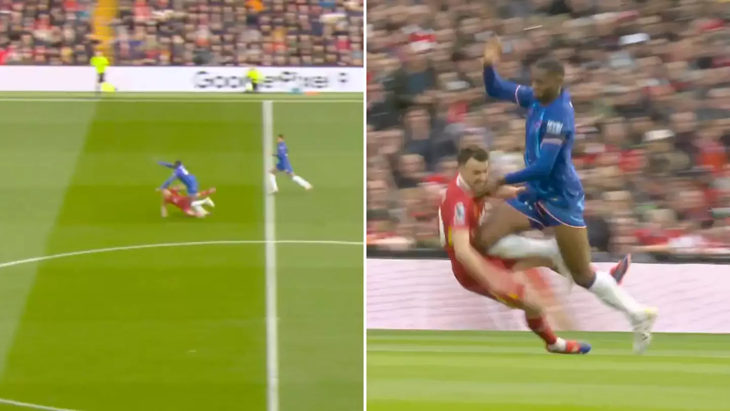 CĐV Arsenal nổi giận khi sao Chelsea kh&ocirc;ng bị đuổi giống Saliba - Ảnh 1