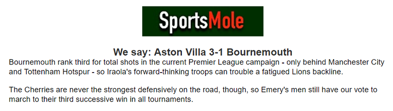 Chuy&ecirc;n gia dự đo&aacute;n Aston Villa vs Bournemouth, 21h00 ng&agrave;y 26/10 - Ảnh 1