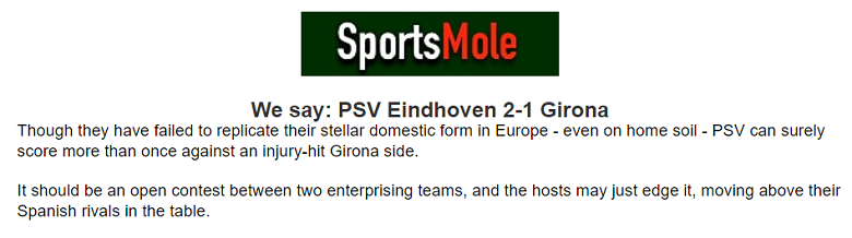 Chuy&ecirc;n gia dự đo&aacute;n PSV Eindhoven vs Girona, 00h45 ng&agrave;y 6/11 - Ảnh 1