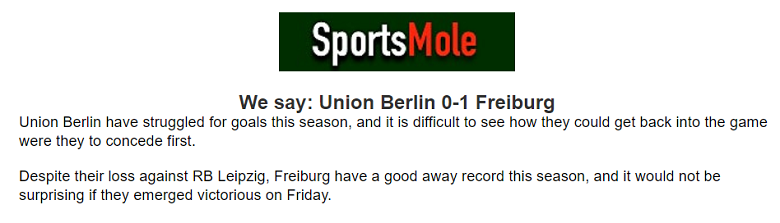 Chuy&ecirc;n gia dự đo&aacute;n Union Berlin vs Freiburg, 02h30 ng&agrave;y 9/11 - Ảnh 1