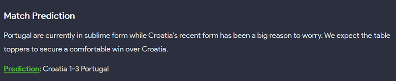 Chuy&ecirc;n gia dự đo&aacute;n Croatia vs Bồ Đ&agrave;o Nha, 02h45 ng&agrave;y 19/11 - Ảnh 1