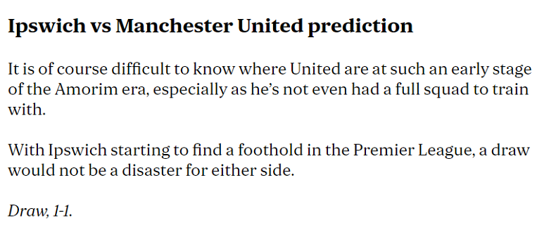 Chuy&ecirc;n gia dự đo&aacute;n Ipswich vs MU, 23h30 ng&agrave;y 24/11 - Ảnh 1