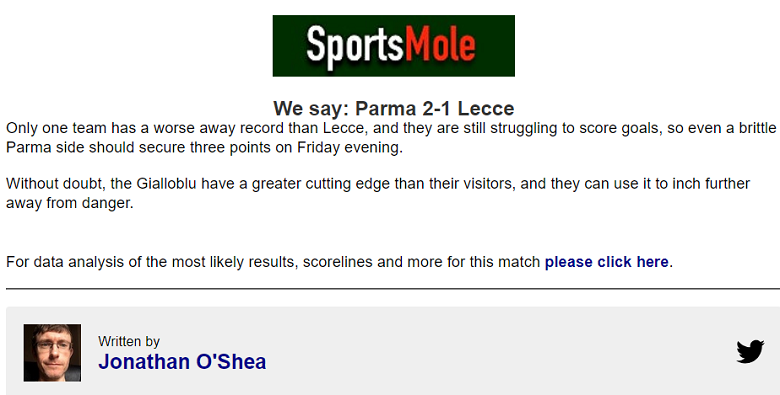 Chuy&ecirc;n gia dự đo&aacute;n Parma vs Lecce, 02h45 ng&agrave;y 1/2 - Ảnh 1