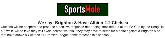 Chuy&ecirc;n gia Tony Ansell dự đo&aacute;n Brighton vs Chelsea, 3h00 ng&agrave;y 15/2 - Ảnh 1