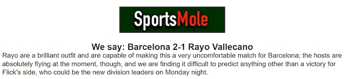 Chuy&ecirc;n gia Tony Ansell dự đo&aacute;n Barcelona vs Rayo Vallecano, 3h00 ng&agrave;y 18/2 - Ảnh 1