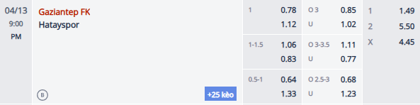 Nhận định, soi kèo Gazisehir Gaziantep vs Hatayspor, 20h00 ngày 13/4: Không còn gì để mất - Ảnh 1