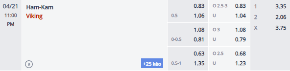 Nhận định, soi kèo Hamarkameratene vs Viking, 22h00 ngày 21/4: Nới rộng khoảng cách - Ảnh 1
