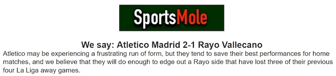 Chuy&ecirc;n gia Tony Ansell dự đo&aacute;n Atletico Madrid vs Rayo Vallecano, 2h30 ng&agrave;y 25/4 - Ảnh 1