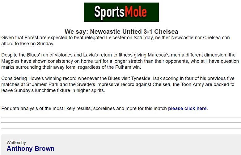 Chuy&ecirc;n gia dự đo&aacute;n Newcastle vs Chelsea, 18h00 ng&agrave;y 11/5 - Ảnh 1