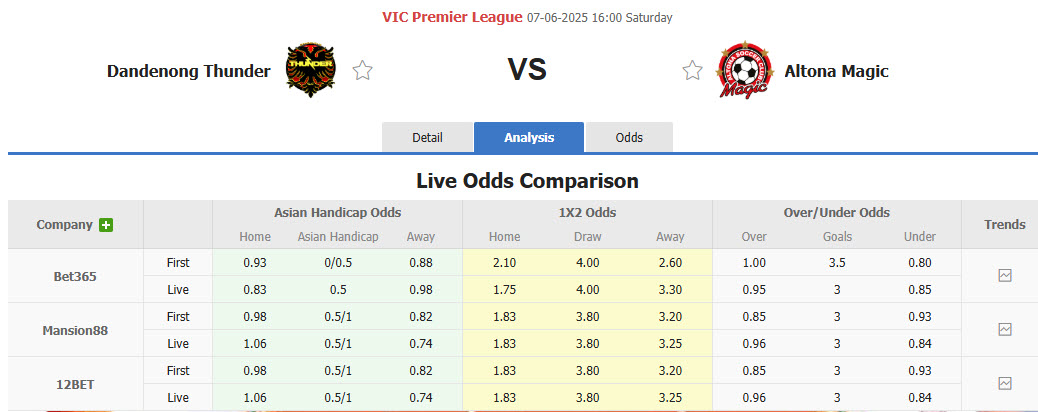 Nhận định, soi kèo Dandenong Thunder vs Altona Magic, 16h00 ngày 7/6: Dễ dàng giải quyết đối thủ - Ảnh 1