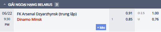 Nhận định, soi kèo Arsenal Dzerzhinsk vs Dinamo Minsk, 20h30 ngày 22/6: Khởi sắc - Ảnh 1
