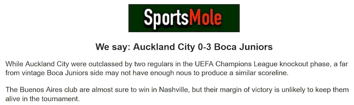 Chuy&ecirc;n gia Tony Ansell dự đo&aacute;n Auckland City vs Boca Juniors, 2h00 ng&agrave;y 25/6 - Ảnh 1