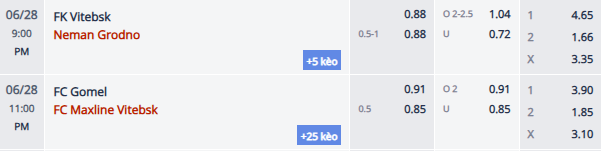 Nhận định, soi kèo Gomel vs Maxline Vitebsk, 22h00 ngày 28/6: Củng cố ngôi đầu - Ảnh 1