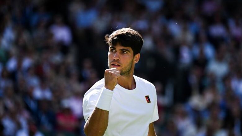 Alcaraz dập tắt giấc mơ của chàng sinh viên đại học, vào vòng 3 Wimbledon 2025 - Ảnh 1