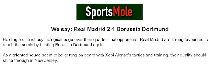 Chuy&ecirc;n gia Tony Ansell dự đo&aacute;n Real Madrid vs Dortmund, 3h00 ng&agrave;y 6/7 - Ảnh 1