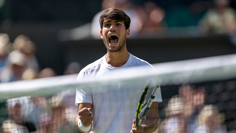 Alcaraz vào chung kết Wimbledon năm thứ ba liên tiếp - Ảnh 1