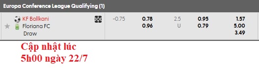 Nhận định, soi kèo Ballkani vs Floriana, 1h30 ngày 23/7: Định đoạt sớm - Ảnh 3