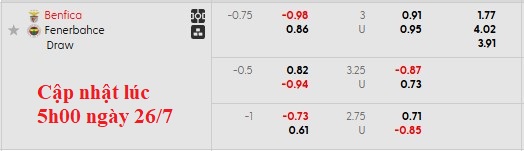 Nhận định, soi kèo Benfica vs Fenerbahce, 2h00 ngày 27/7: Chủ nhà thắng thế - Ảnh 4